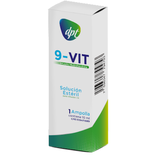 9 VIT MULTIVITAMINICO AMP I.V X 10ML
