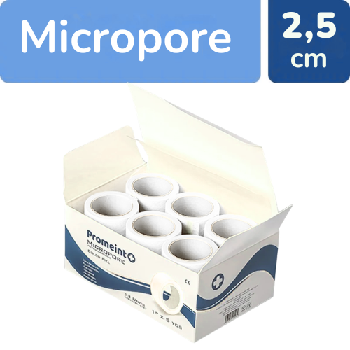 ADHESIVO MICROPORE COLOR BLANCO 1 X 5YDS (PROMEINT)