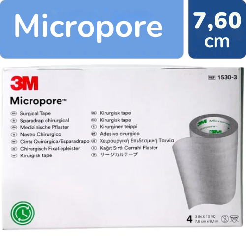 ADHESIVO MICROPORE COLOR BLANCO 3 X 10YDS (3M)