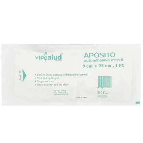 APOSITO ADHESIVO ESTERIL 9X25CM X 1 (VIPSALUD)