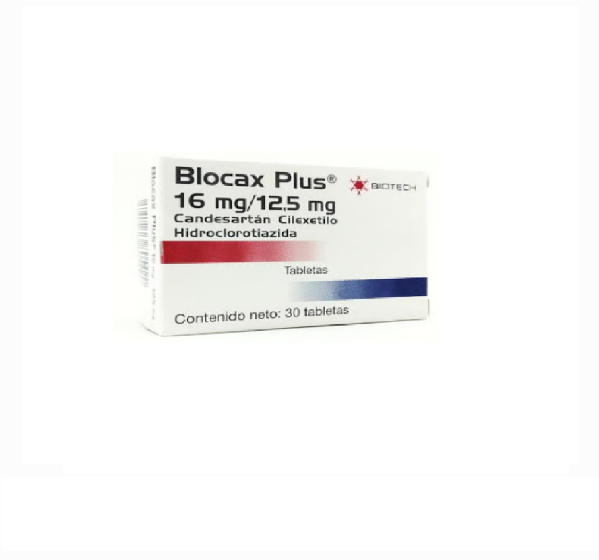 BLOCAX PLUS CANDESARTAN HIDROCLOROTIAZIDA 16-12.5MG TAB X 30