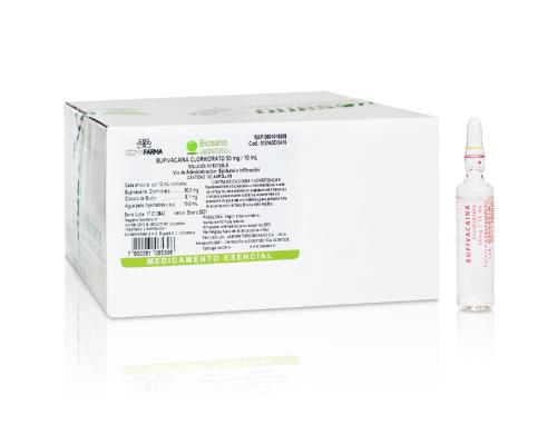 BUPIVACAINA 50MG AMP EPIDURAL-INFILT 10ML X 1 (BIOSANO)