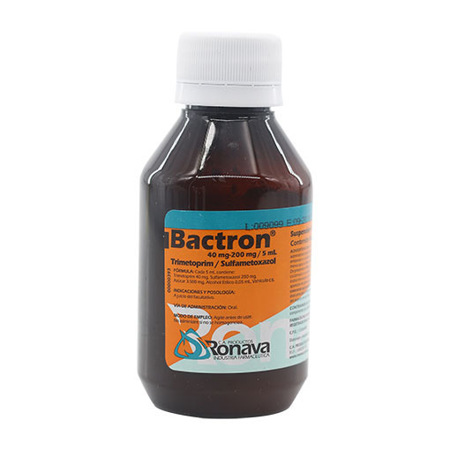 BACTRON TRIMETOPRIM SULFAMETOXAZOL 40-200MG SUSP 100ML