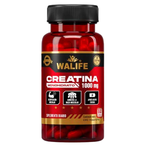 CREATINA 1000MG CAP X 60 (WALIFE)