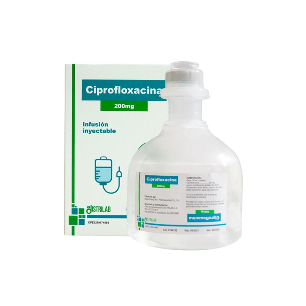 CIPROFLOXACINA 200MG AMP I.V 100ML X 1 (DISTRILAB)