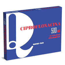 CIPROFLOXACINA 500MG TAB X 10 (QUIMFAR)