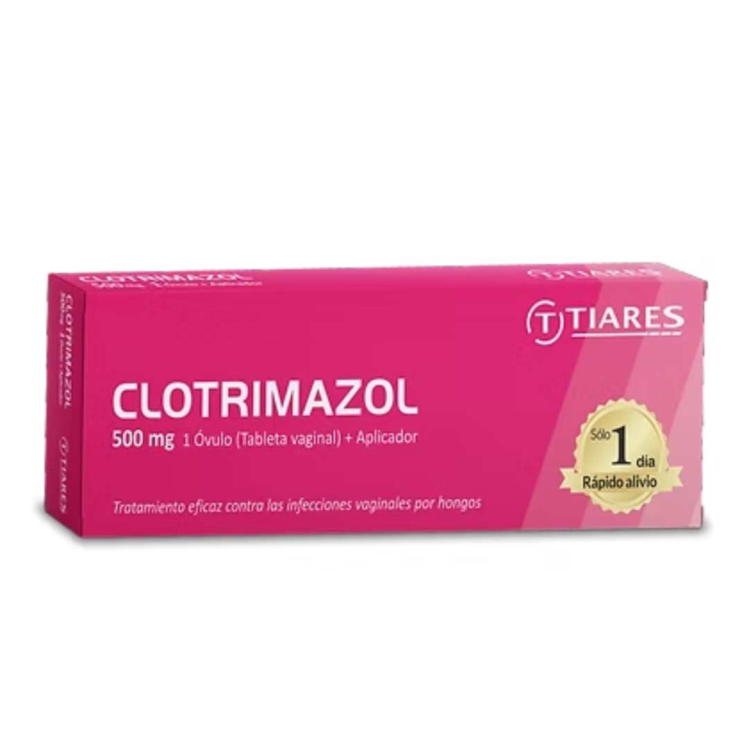 CLOTRIMAZOL 500MG OVULO X 1 (TIARES)