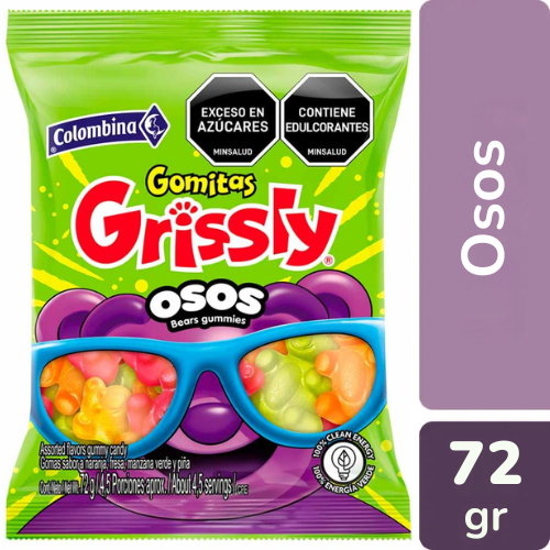 GOMITAS GRISSLY OSOS 80GR