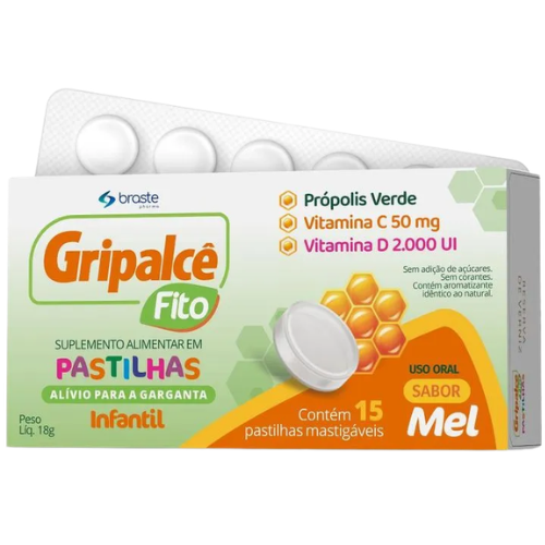 GRIPALCE FITO PROPOLEO TAB MASTICABLES X 15