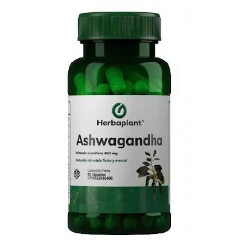 HERBAPLANT ASHWAGANDHA 450MG CAP X 60