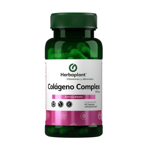 HERBAPLANT COLAGENO COMPLEX 400MG CAP X 60