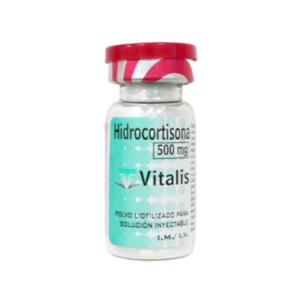 HIDROCORTISONA 500MG AMP I.M-I.V X 1 (VITALIS)
