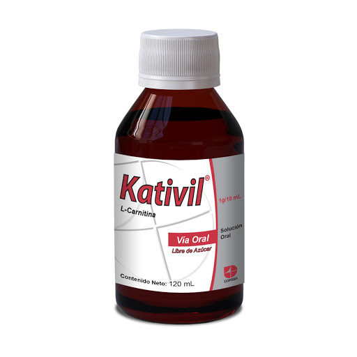 KATIVIL L-CARNITINA 1GR/10ML JBE 120ML