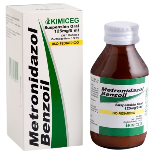 METRONIDAZOL 125MG SUSP 120ML (KIMICEG)