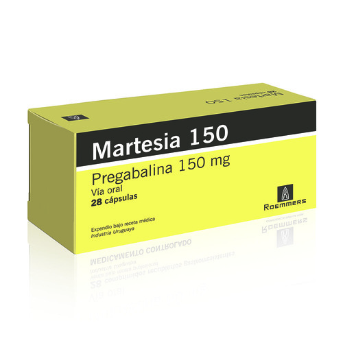 MARTESIA PREGABALINA 150MG CAP X 14