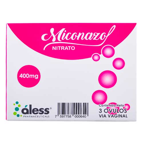 MICONAZOL 400MG OVULO X 3 (ALESS)