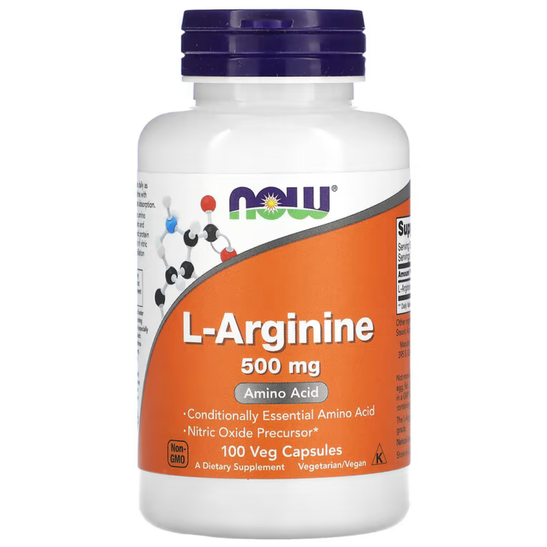 NOW L-ARGININA 500MG CAP X 100