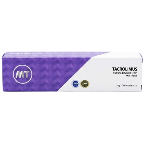 TACROLIMUS 0.03% CREMA 20GR (MT)
