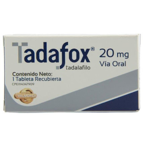 TADAFOX TADALAFILO 20MG TAB X 1
