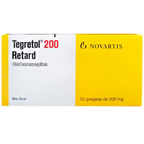 TEGRETOL RETARD CARBAMAZEPINA 200MG TAB X 20
