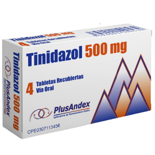 TINIDAZOL 500MG TAB X 4 (PLUSANDEX)