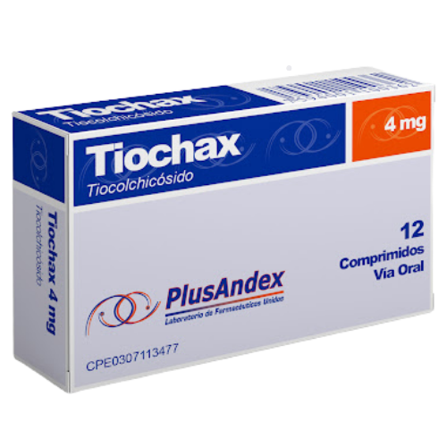 TIOCHAX TIOCOLCHICOSIDO 4MG TAB X 12