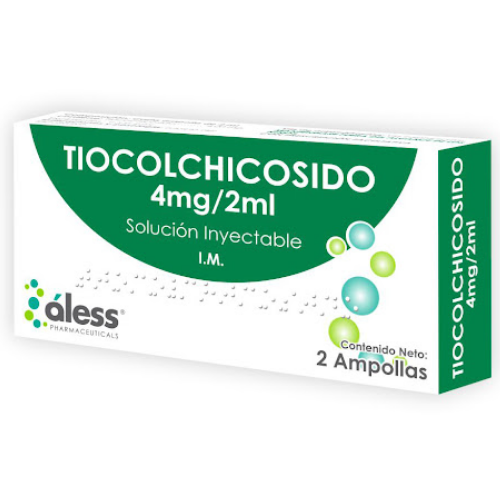TIOCOLCHICOSIDO 4MG AMP I.M 2ML X 1 (ALESS)