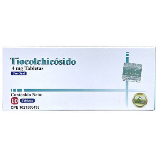 TIOCOLCHICOSIDO 4MG TAB X 10 (DAC 55)