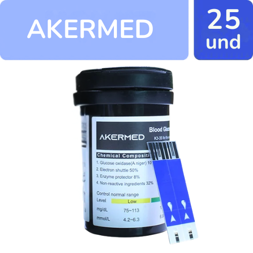 TIRAS REACTIVAS X 25 UND (AKERMED)