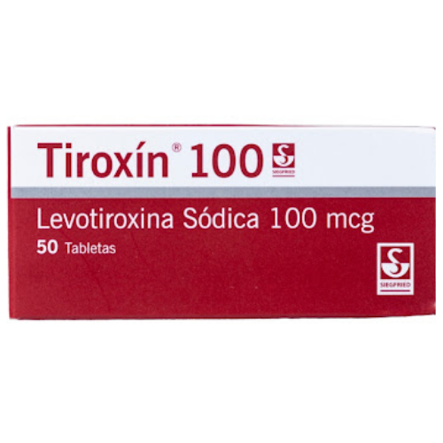 TIROXIN LEVOTIROXINA 100MCG TAB X 50