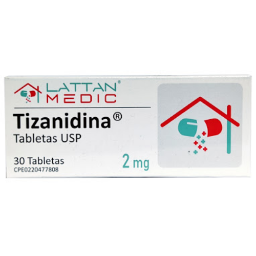 TIZANIDINA SIRDALUB 2MG TAB X 30 (LATTAN)