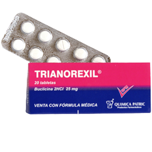 TRIANOREXIL BUCLIZINA 25MG TAB X 20