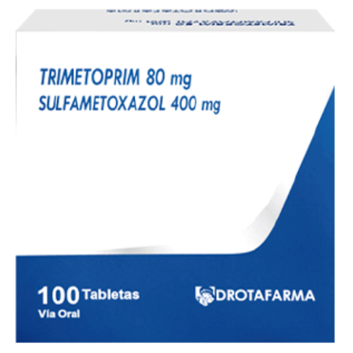 TRIMETOPRIM SULFAMETOXAZOL 80-400MG TAB X 10 (DROTAFARMA)