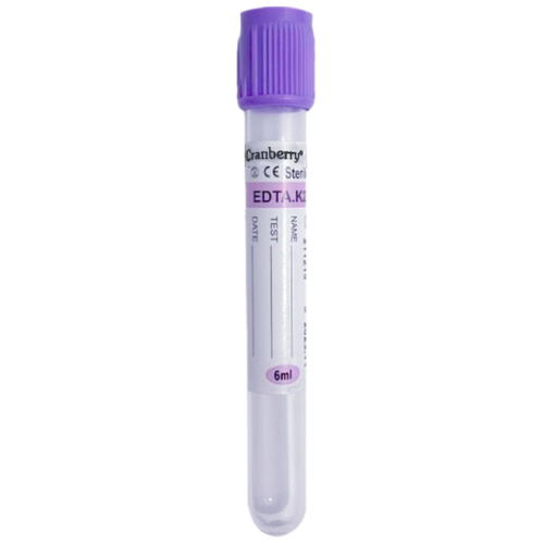 TUBO RECOLECTOR TAPA MORADA