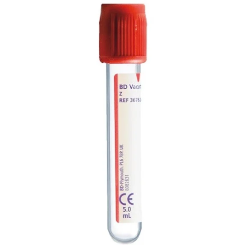 TUBO RECOLECTOR TAPA ROJA
