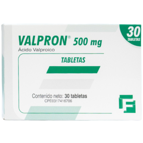 VALPRON ACIDO VALPROICO 500MG TAB X 30