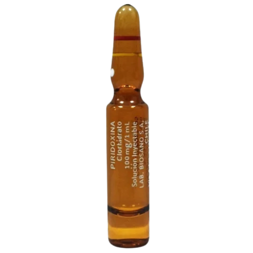 VITAMINA B6 PIRIDOXINA 100MG AMP I.M/I.V 1ML X 1 (BIOSANO)