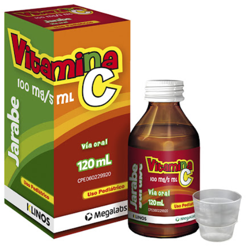 VITAMINA C 100MG/5ML JBE 120ML (KLINOS)