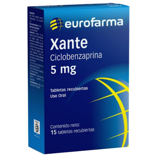 XANTE CICLOBENZAPRINA 5MG TAB X 15 (EUROFARMA)