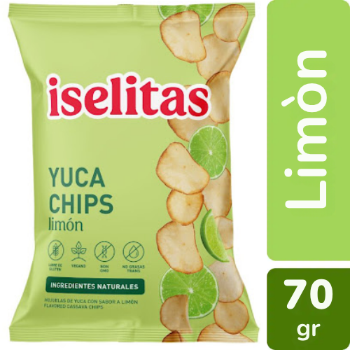 YUCA CHIPS LIMON 70GR
