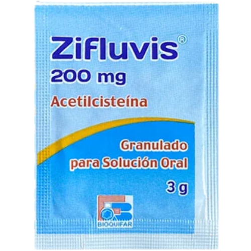 ZIFLUVIS ACETILCISTEINA 200MG SOBRES 3GR X 1