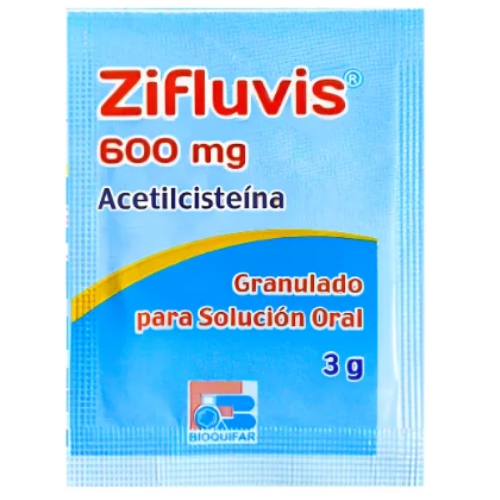 ZIFLUVIS ACETILCISTEINA 600MG SOBRES 3GR X 1
