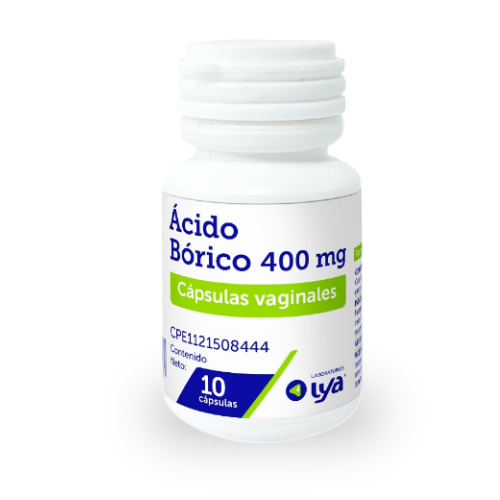 ACIDO BORICO 400MG CAP VAG X 10 (LYA)