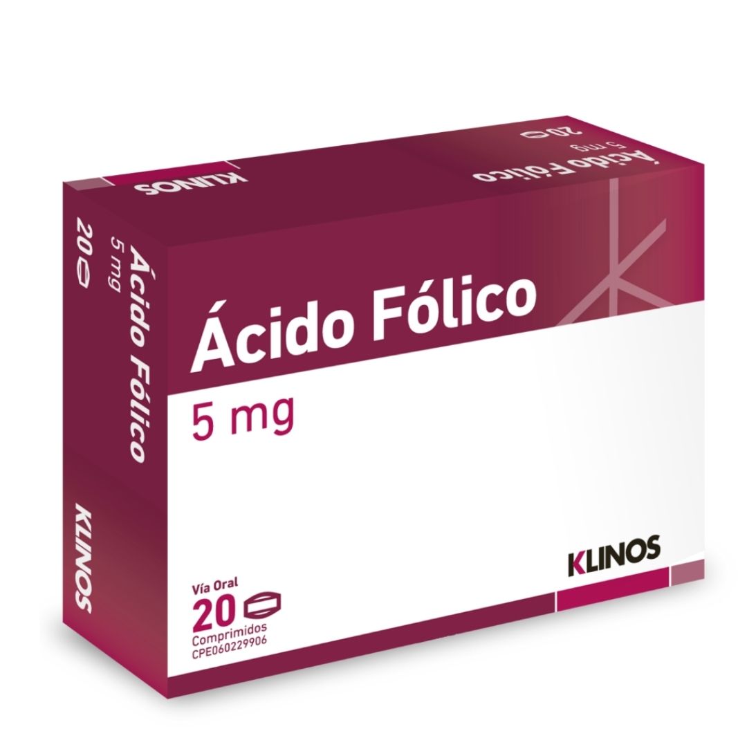 ACIDO FOLICO 5MG TAB X 20 (MEGALABS)