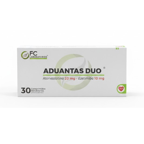 ADUANTAS DUO ATORVASTATINA EZETIMIBA 20-10MG TAB X 30