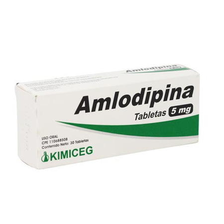 AMLODIPINA 5MG TAB X 30 (KIMICEG)