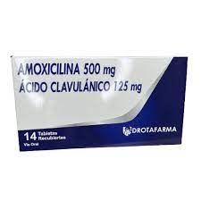 AMOXICILINA ACIDO CLAVULANICO 500-125MG TAB X 14 (DROTAFARMA)