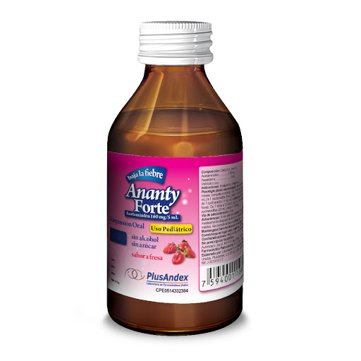 ANANTY FORTE ACETAMINOFEN 160MG/5ML SUSP 60ML