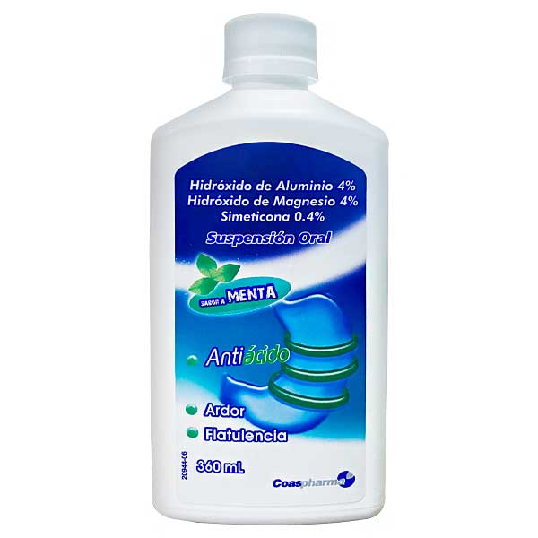 ANTIACIDO ALUMINIO MAGNESIO SIMETICONA 360ML (COASPHARMA)