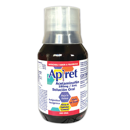 APIRET ACETAMINOFEN 180MG JBE 60ML
